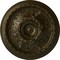 Ekena Millwork Stockport Ceiling Medallion (Fits Canopies up to 6 1/4"), Hand-Painted Green Gold, 28"OD x 2 3/4"P CM28STGGS - alternate 1